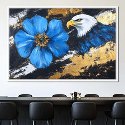 Hawk's Flight with Azure Blossom - Alicia Smith - NicheCanvas