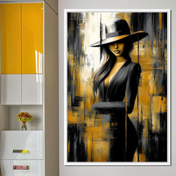 Golden Allure of Mystery - NicheCanvas