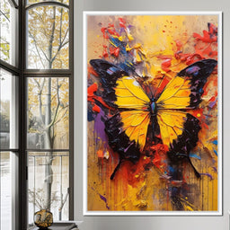 Colorburst Moths - NicheCanvas