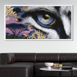 Golden Savannah Panther Vision - NicheCanvas