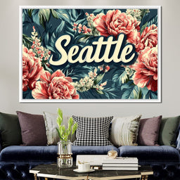 Seattle Floral Symphony - NicheCanvas