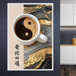 Zen Coffee Graceful Fortune - NicheCanvas