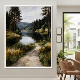 Pine Valley River Pathway - NicheCanvas