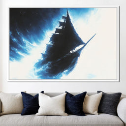 Voyage Through the Tempest - NicheCanvas