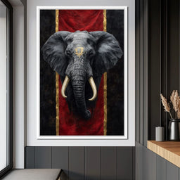 Golden Sigil Elephant King - NicheCanvas