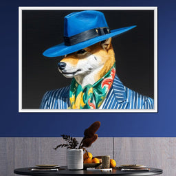 Canine Dapper Delight - NicheCanvas