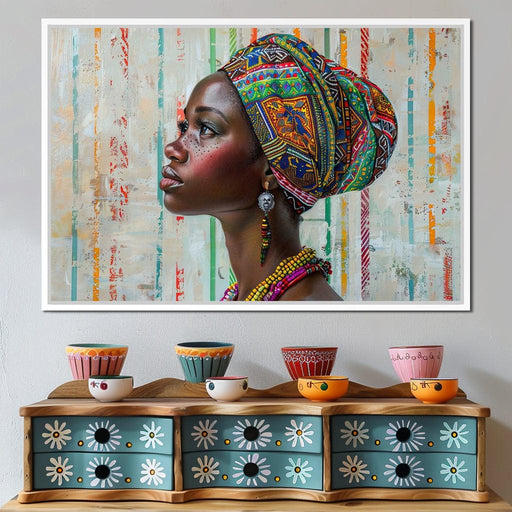 Vibrant Cultural Essence - Sakeem Gibbs Canvas Print