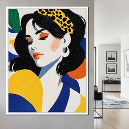 Vivid Leopard Headband Muse - NicheCanvas