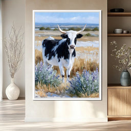 Longhorn Meadow Wildflowers - NicheCanvas