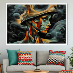 The Swirl of Thought - TooplesArt - NicheCanvas