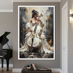 Harmony in Ivory - Johanjjf - NicheCanvas