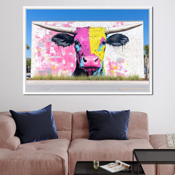 Street Art - Cute Horns - NicheCanvas