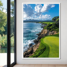 Coastal Greens Harmony - NicheCanvas