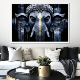 Majestic Ganesha Reverie - NicheCanvas