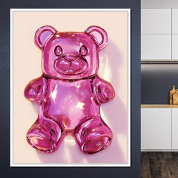 Pink Bear Gummy - NicheCanvas