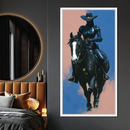 Night Rider of Midnight Steel - NicheCanvas