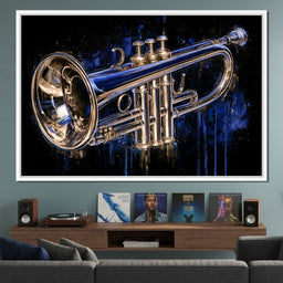 Midnight Echo of the Brass Horn - NicheCanvas