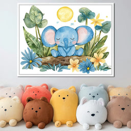 Elephant Dreams in Bloom - NicheCanvas