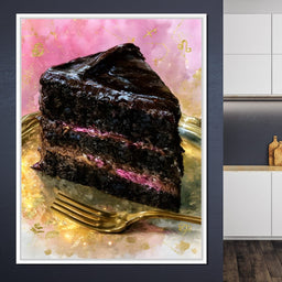 Decadent Slice Of Midnight - NicheCanvas