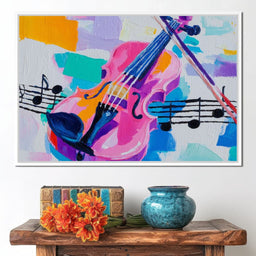 Melodic Violin Vibrance - NicheCanvas