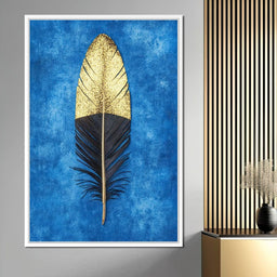 Golden Plume Harmony - NicheCanvas