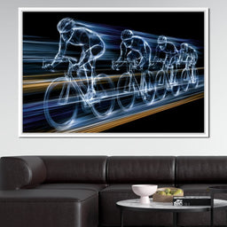 Velocity of the Wireframe Peloton - NicheCanvas