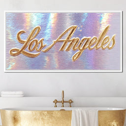 Golden Dreams of LA Sunset - NicheCanvas