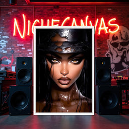 Enigmatic Stares in Shadow - NicheCanvas