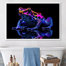 Electric Dart Frog - TooplesArt - NicheCanvas