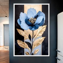 Floral Elegance Midnight Bloom - NicheCanvas