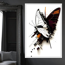 Butterfly Geometric Fusion - NicheCanvas