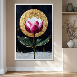 Golden Petal Radiance - NicheCanvas