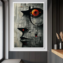 Enigmatic Gaze Fractal Mosaic - Cole Williams - NicheCanvas