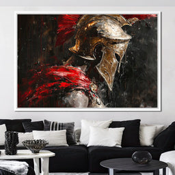 Thoughtful Spartan Reflections - NicheCanvas