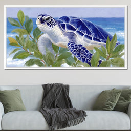 Ocean Voyager Sea Turtle Breeze - NicheCanvas