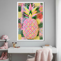 Tropical Solstice Island Pineapple - NicheCanvas
