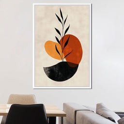 Plant Leaf Abstract Balance - NicheCanvas