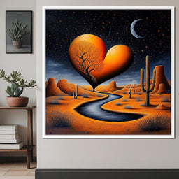 Heart of the Desert - TooplesArt - NicheCanvas