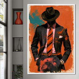 The Gentleman of Broken Colors - NicheCanvas