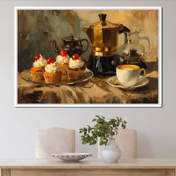Espresso and Cherry Cupcakes - NicheCanvas