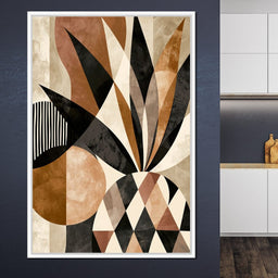 Geometric Geometry Of The Tropical Pineapple - NicheCanvas