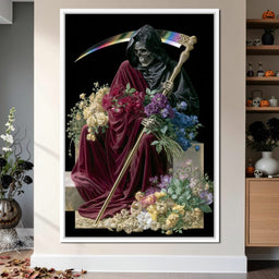 Death Rests With Fallen Petals - NicheCanvas