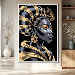 The Gilded Goddess - TooplesArt - NicheCanvas