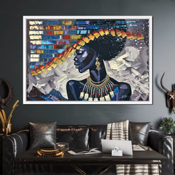 Starry Night Silhouette - Sakeem Gibbs - NicheCanvas