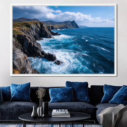 Wild Atlantic Cliff Horizon - NicheCanvas