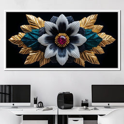 Golden Petal Radiance Jewel - NicheCanvas