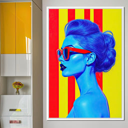 Ultrablue Diva - TooplesArt - NicheCanvas