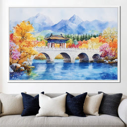 The Stone Bridge - NicheCanvas