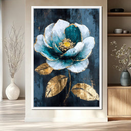 Golden Reflections Petal Dreams - NicheCanvas