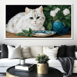 Gentle Paws Still Life - NicheCanvas